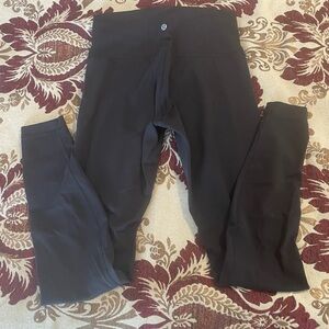 Lululemon Athletica Black Leggings Slim Fit Stretch